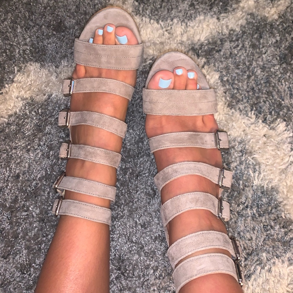 Sam Edelman nude strappy sandals